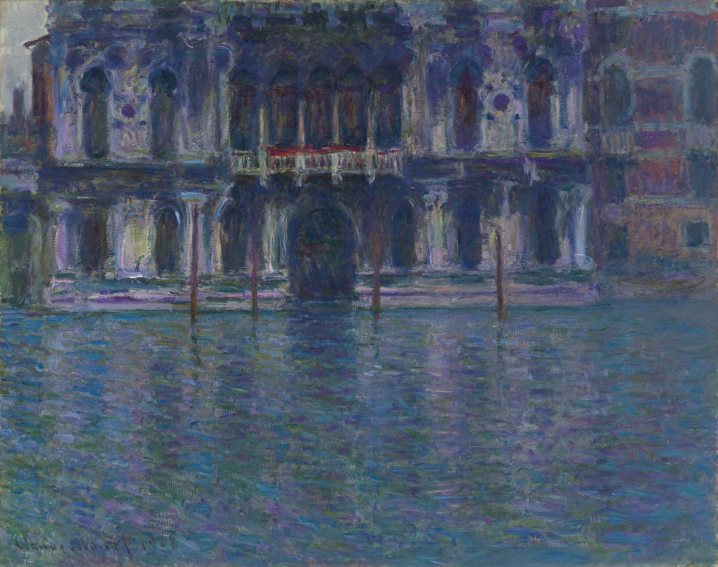 Claude Monet, The Palazzo Contarini (1908). Courtesy of Museum Barberini.