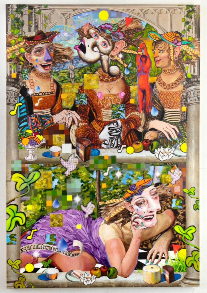 Alison Zuckerman, <i>Altarpiece</i> (2018). Courtesy of the artist and Kravets Wehby Gallery. 