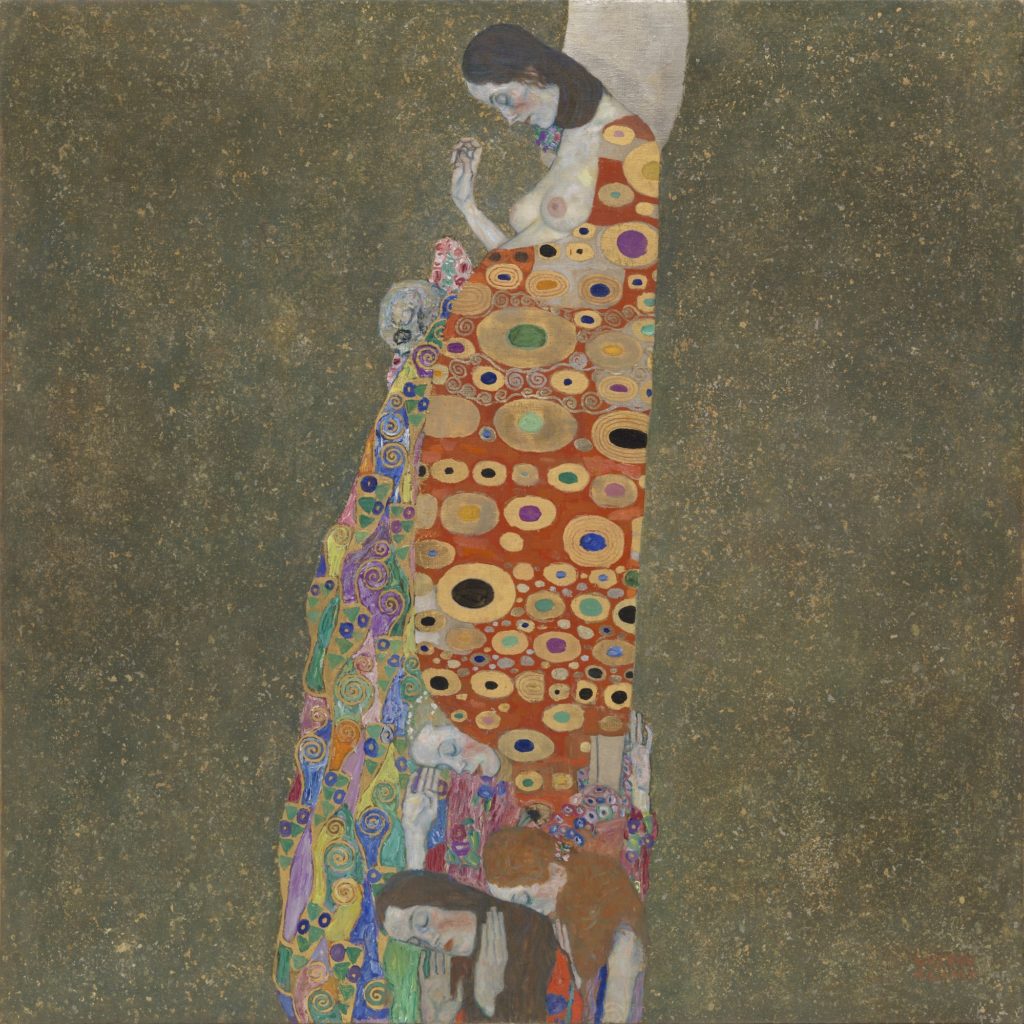 Gustav Klimt, <i>Hope II</i> (1907-08). Courtesy of the Museum of Modern Art. 