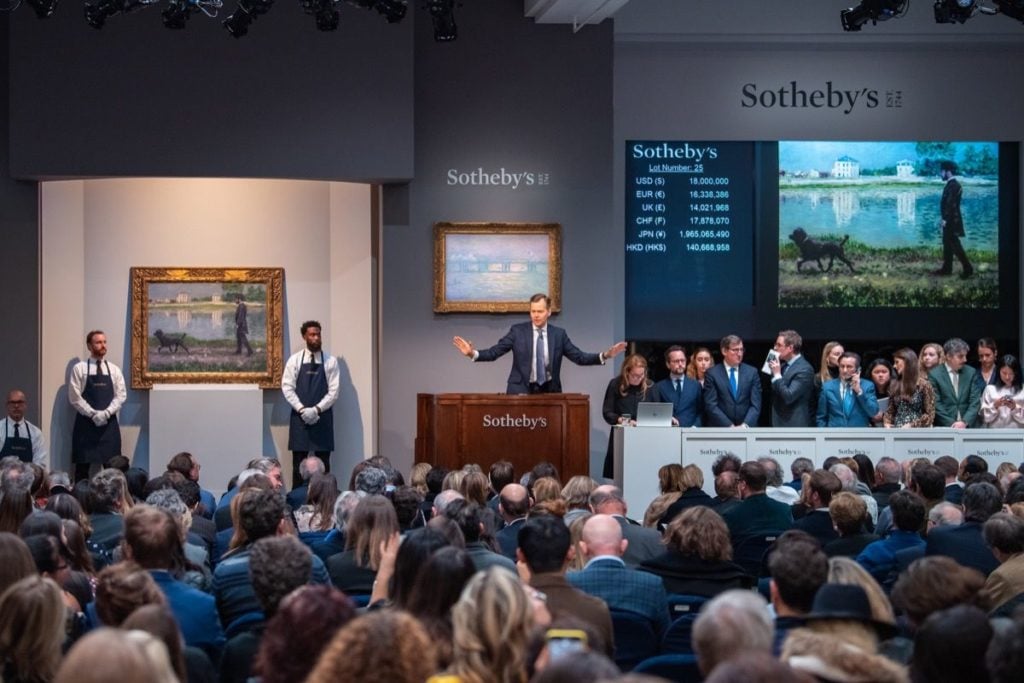 Sotheby's Impressionist & Modern Evening sale in November 2019. Courtesy Sotheby's. 