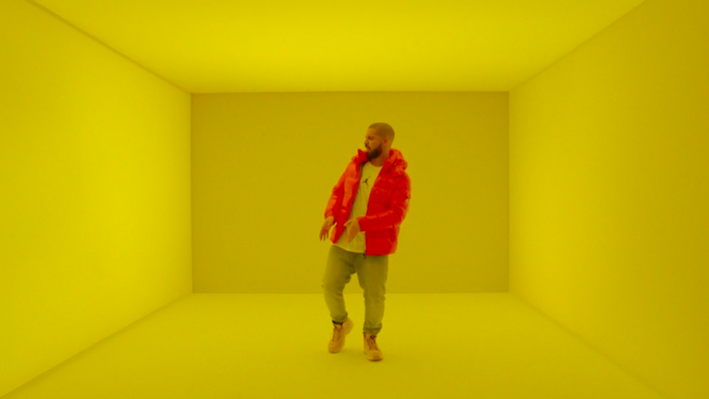 Screenshot of Drake's 2017 video Hotline Bling courtesy of Vimeo.