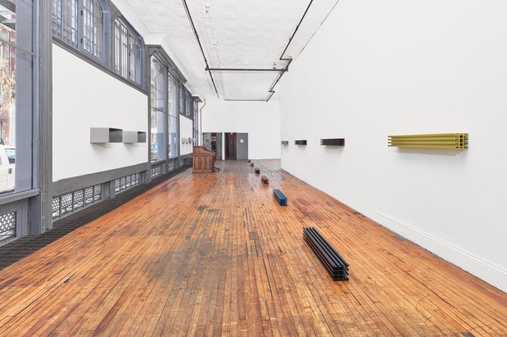 Works by Donald Judd at the Judd Foundation in 2018. Courtesy of Contemporary Art Daily.