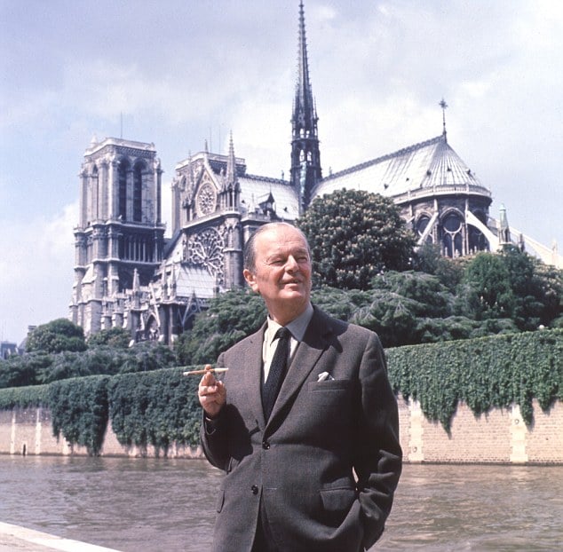 Kenneth Clark in a still from the opening episode of Civilization.