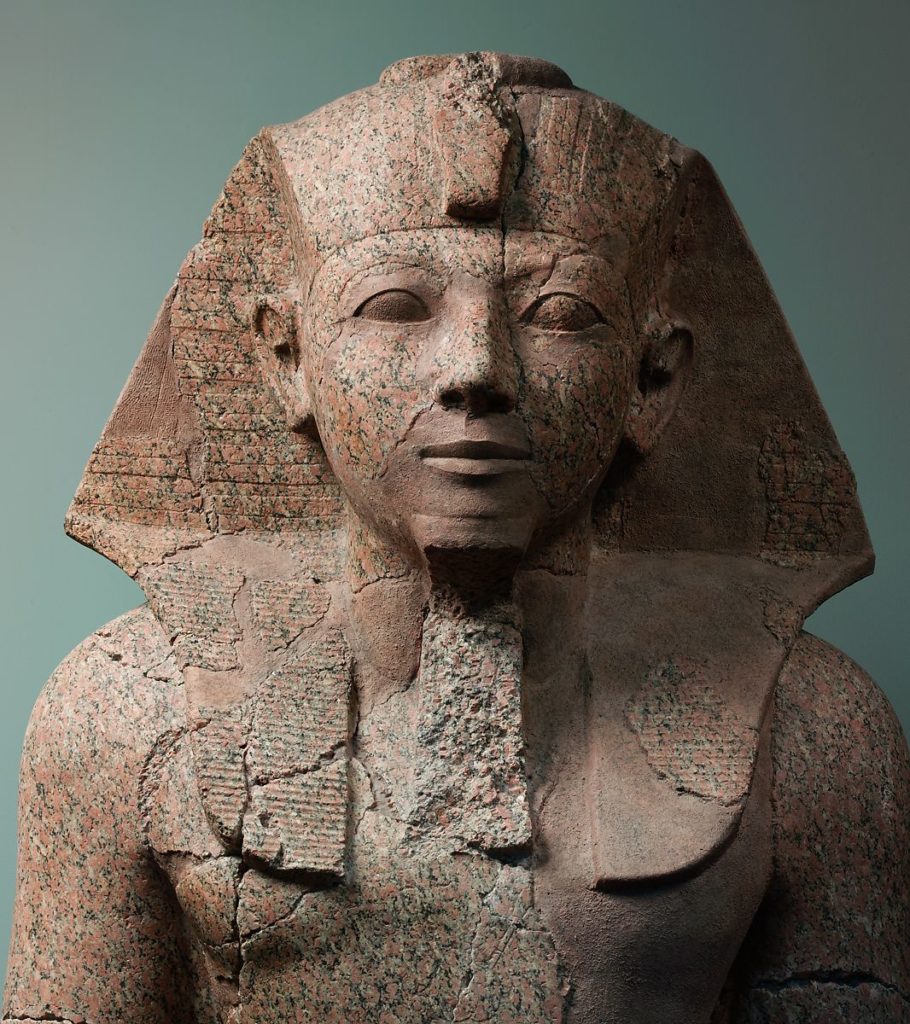 Large Kneeling Statue of Hatshepsut (ca. ca. 1479–1458 B.C.). Courtesy of the Metropolitan Museum of Art.