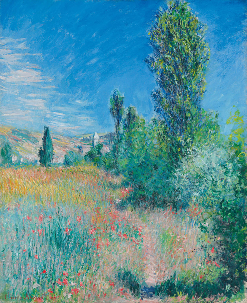 Claude Monet, <i>Landscape in Île Saint-Martin</i> (1881). Courtesy of Museum Barberini. 