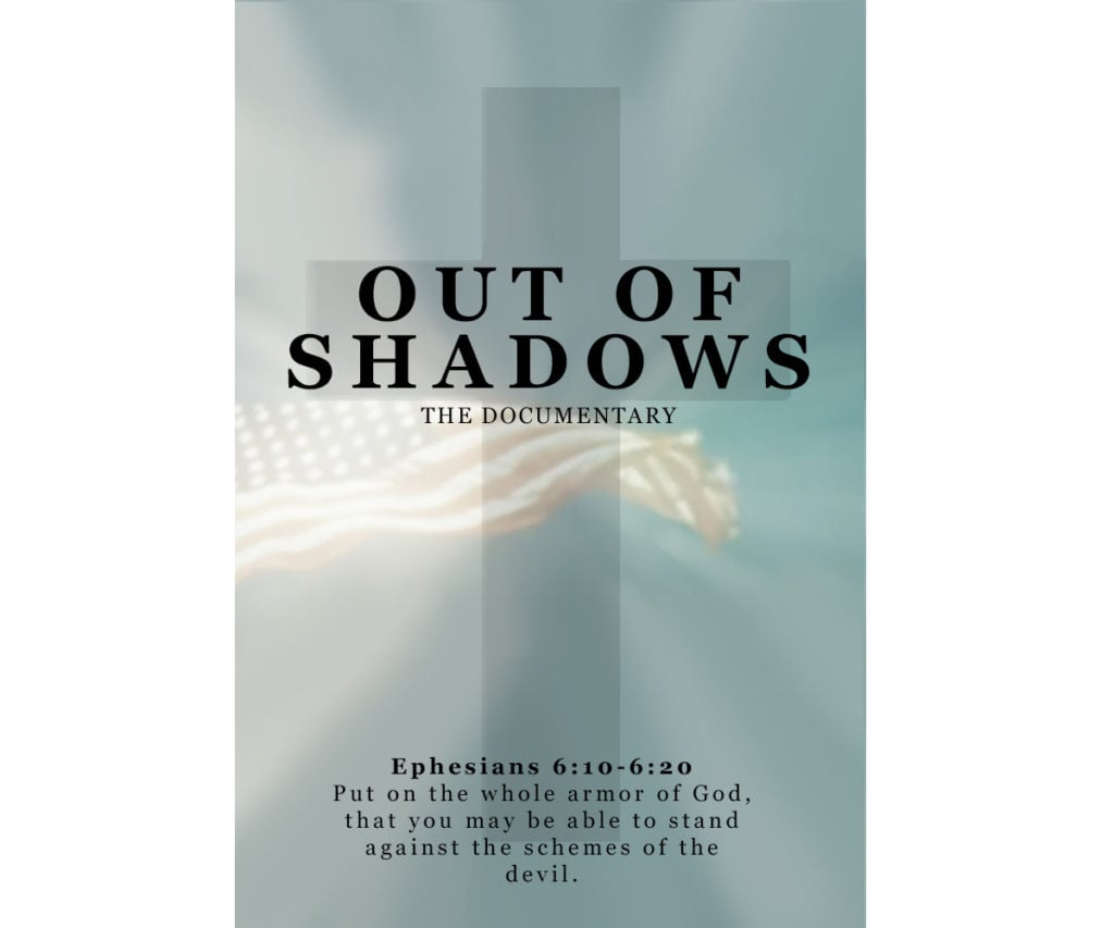 Cover graphic for <em>Out of Shadows</em> (2020).