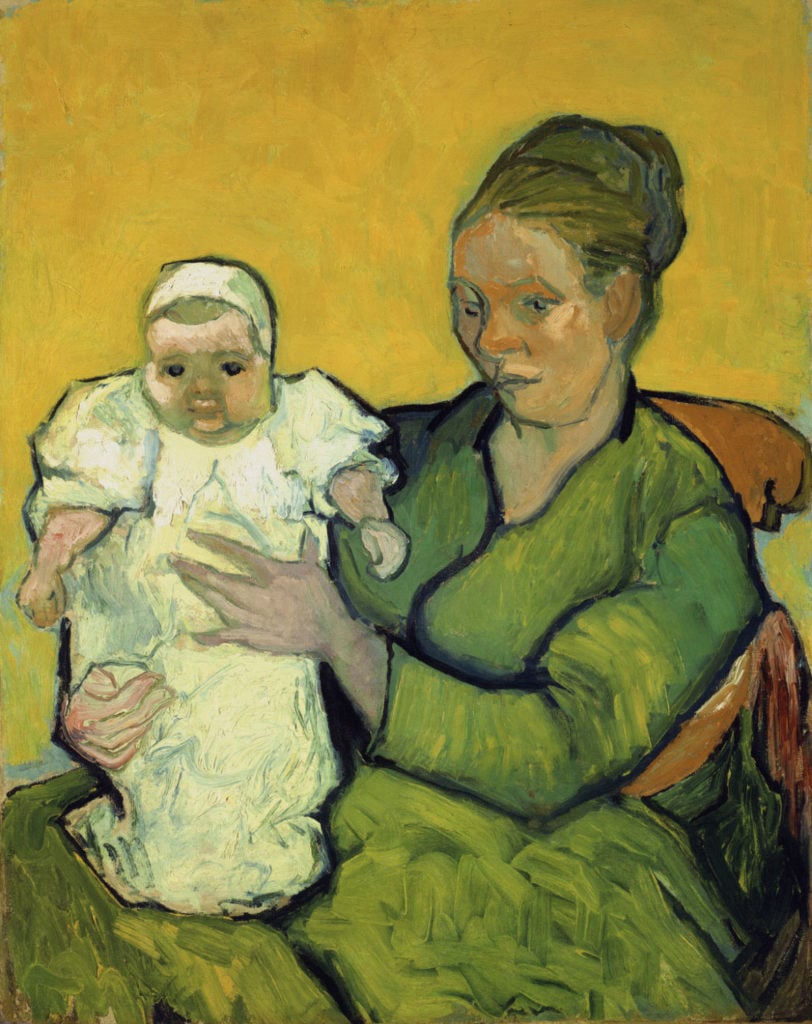 Vincent van Gogh, Mother Roulin with Her Baby (1888).