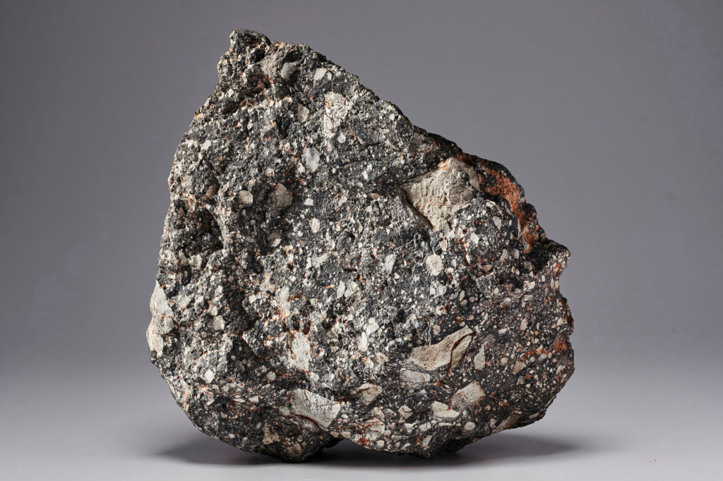 The NWA 12691 lunar meteorite—the fifth largest piece of the moon on Earth. Courtesy of Christie's.