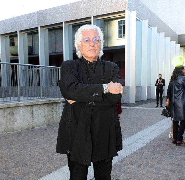 Art critic and curator Germano Celant. (Photo by Vittorio Zunino Celotto/Getty Images for Fondazione Prada)