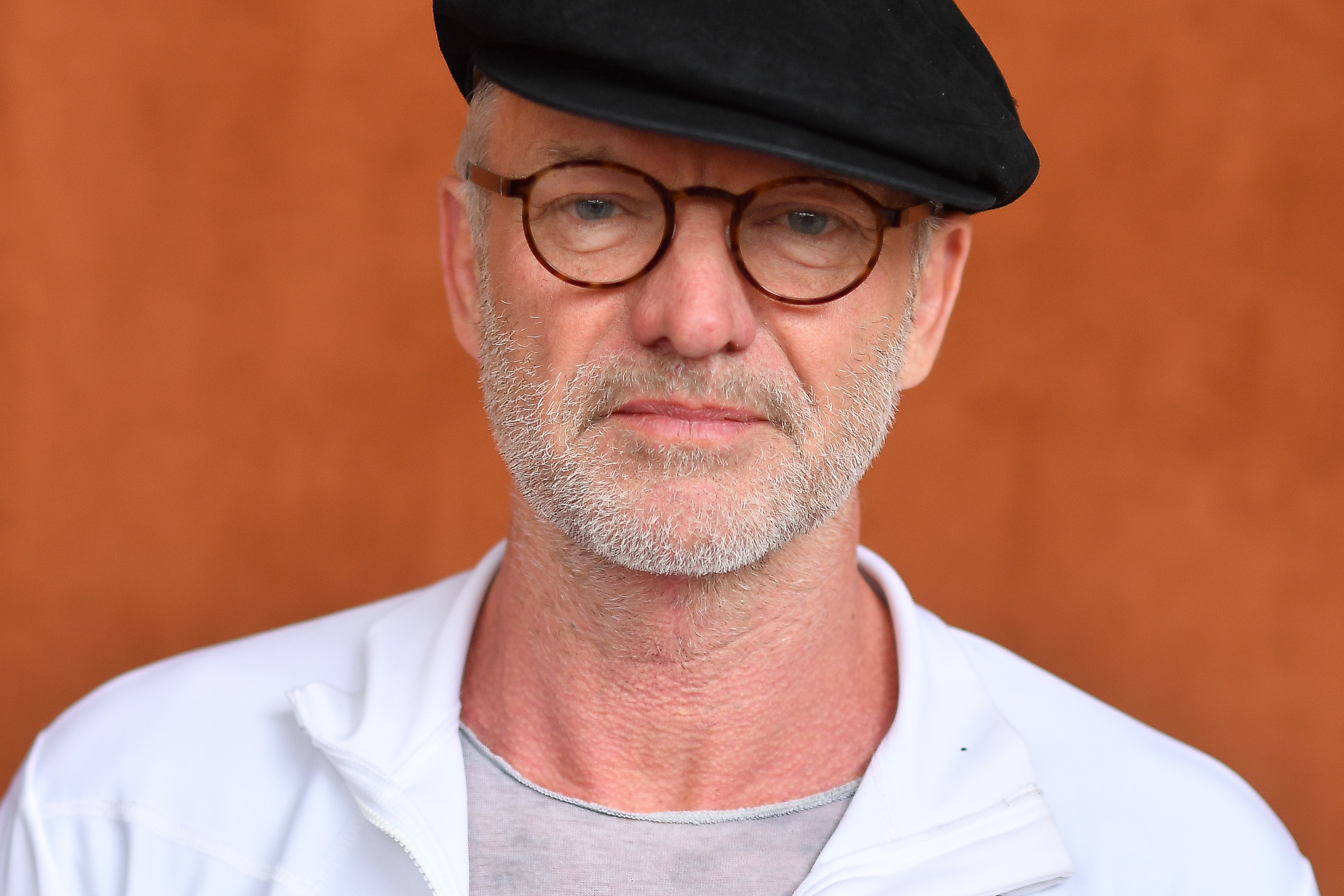 Sting attends the 2019 French Tennis Open in Paris, France. (Photo by Stephane Cardinale - Corbis/Corbis via Getty Images)