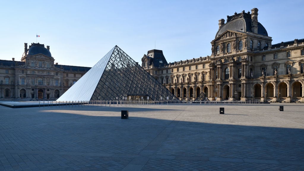The Louvre museum. Photo by Frédéric Soltan/Corbis via Getty Images.