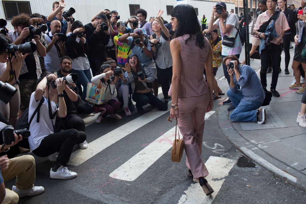 Fashion Week in New York City in 2017. (Photo by Andrew Lichtenstein/Corbis via Getty Images)