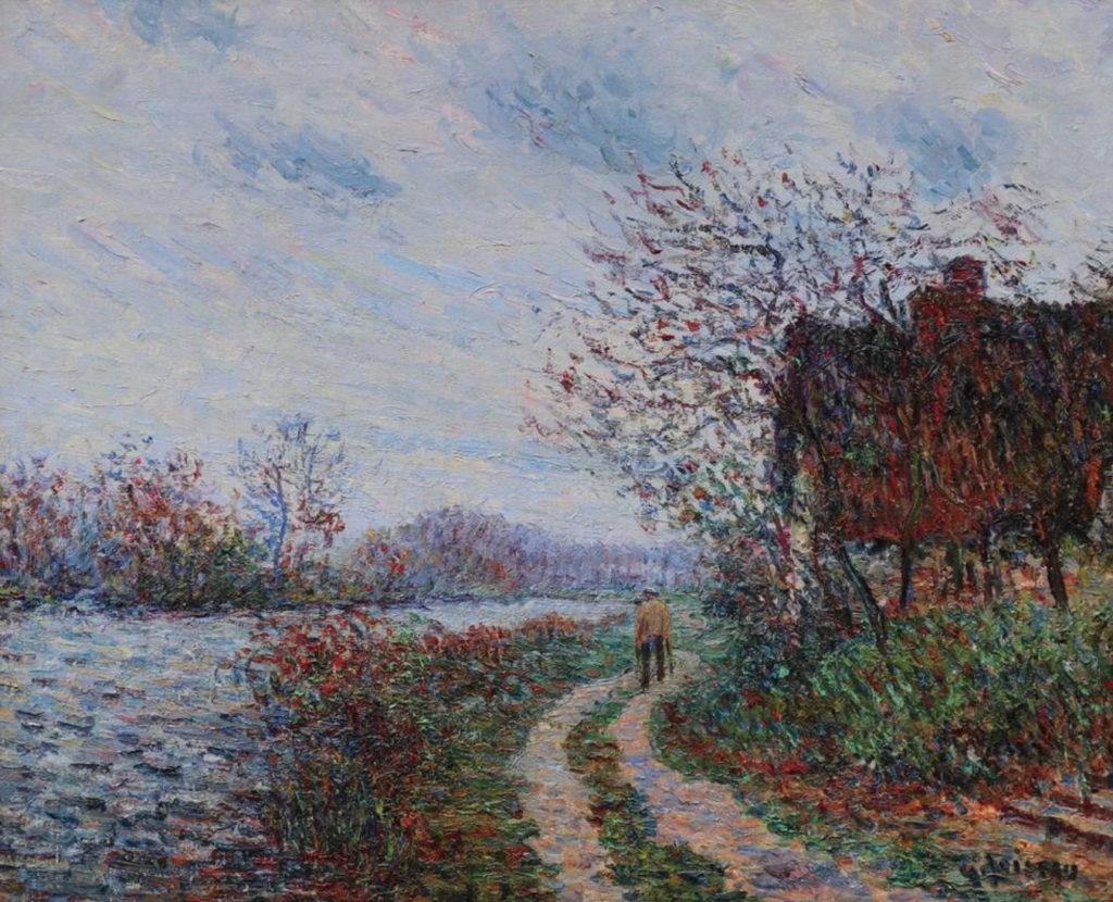 Gustve Louiseau, Le Chemin en Bord de Rivière, circa 1899-1900. Courtesy of Gladwell & Patterson.