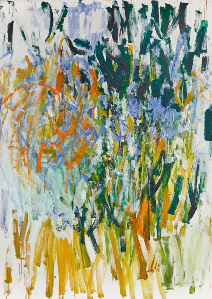 Joan Mitchell, Straw (1976). Image courtesy Sotheby's.