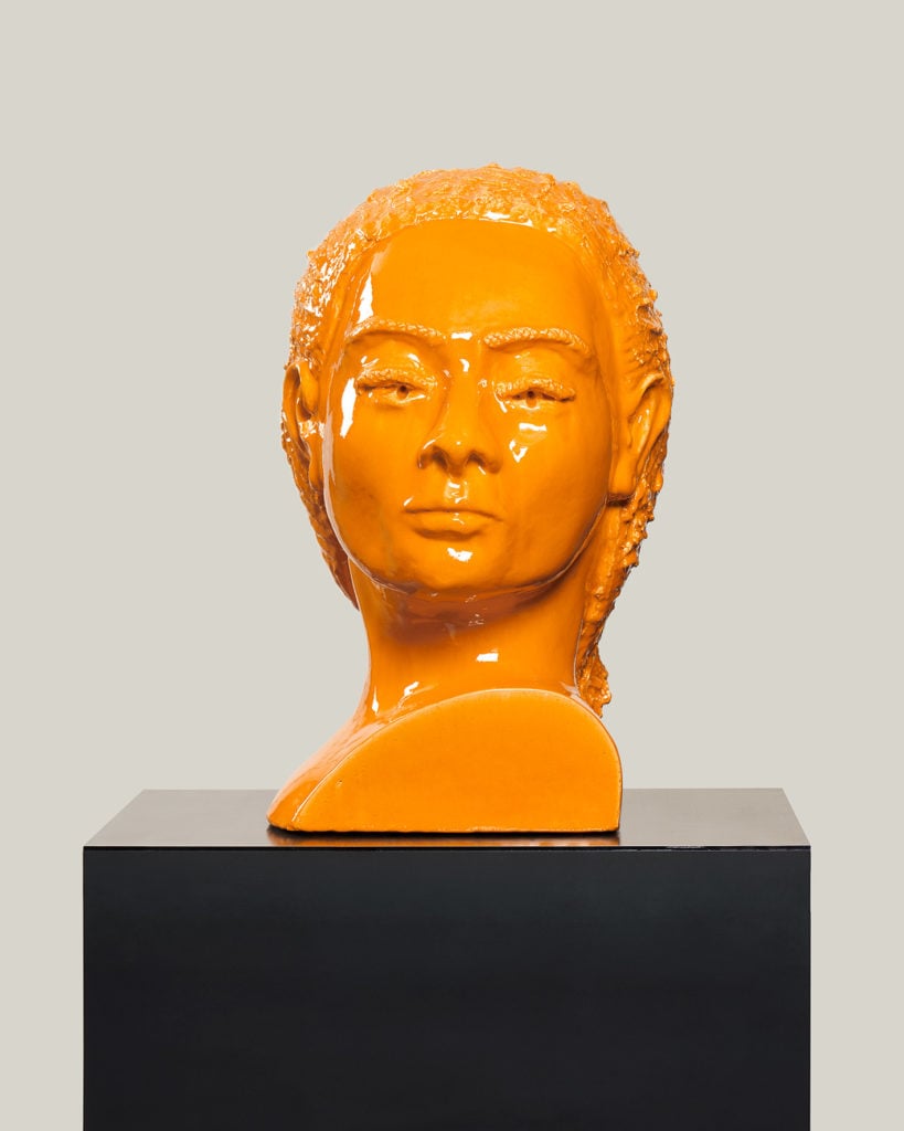 Thomas Schütte, <i>Frauenkopf</i> (2019). Courtesy of Konrad Fischer Galerie. 