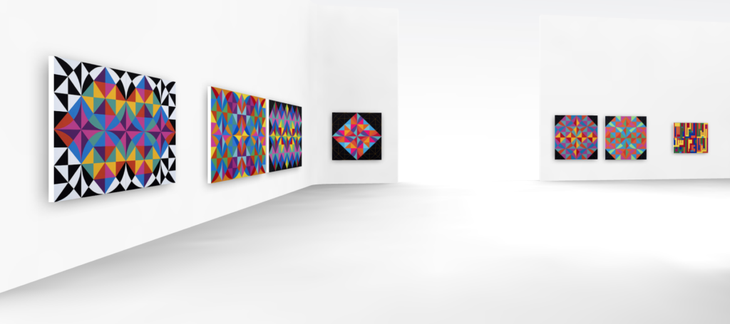 Installation view "Rasheed Araeen: In the Midst of Darkness"
