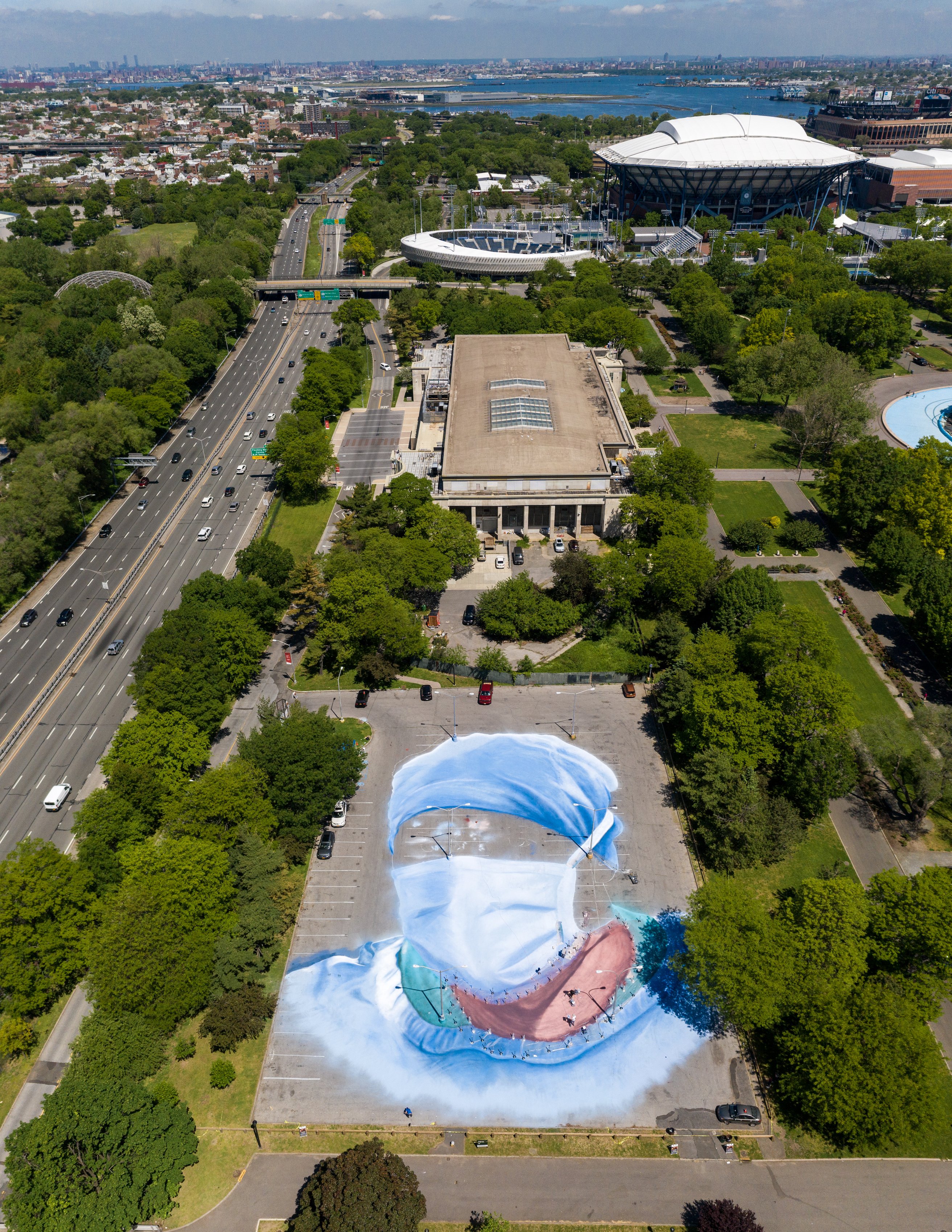 Jorge Rodríguez-Gerada, Somos La Luz (2020), in progress. Photo courtesy of GreenPoint Innovations, Eduardo Amorim.