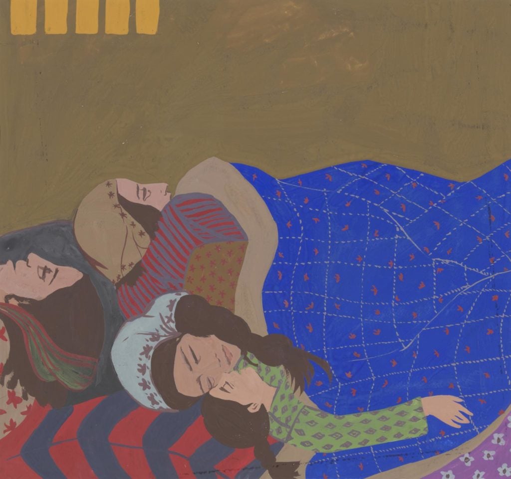 Gülsün Karamustafa, <i>Prison Paintings 6</i> (1972). Courtesy of the Tate.