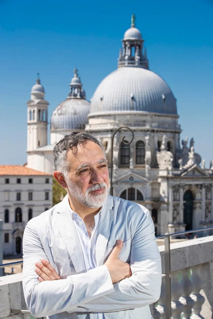 Hashim Sarkis, curator of the Venice Architecture Biennale, postponed from 2021 to 2022. Photo by Jacopo Salvi, courtesy La Biennale di Venezia