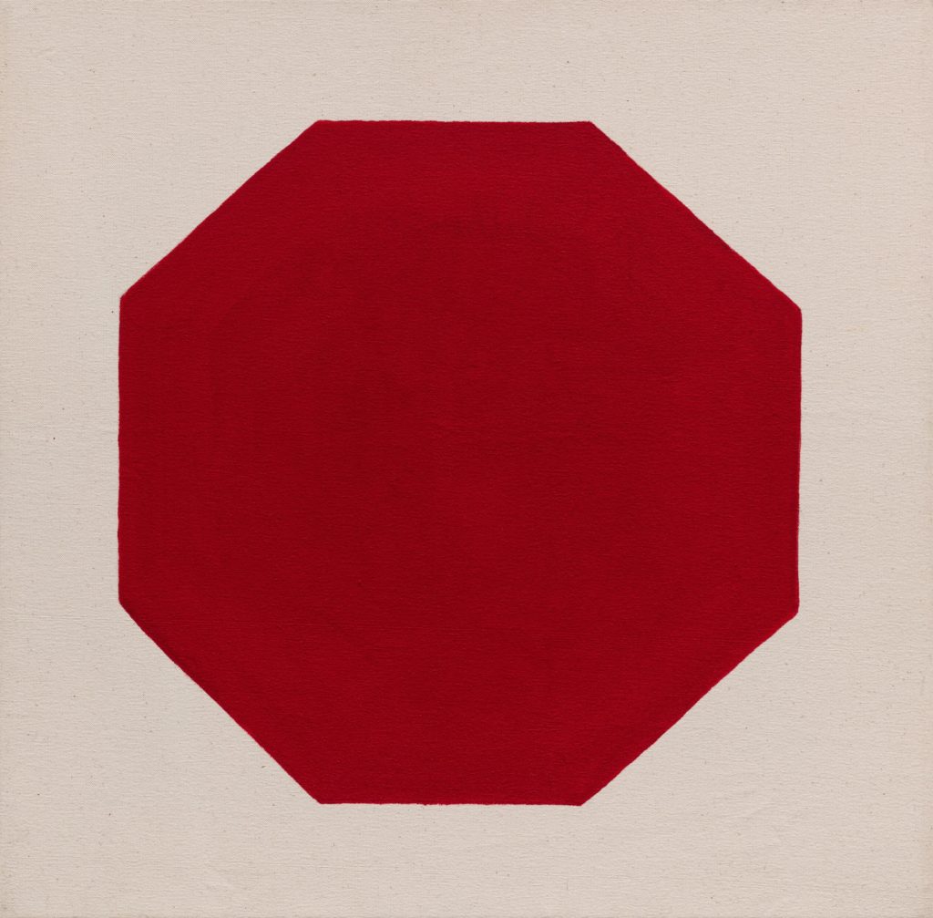 Julie Umerle, Octagon (Red) (2018). Courtesy of the artist.