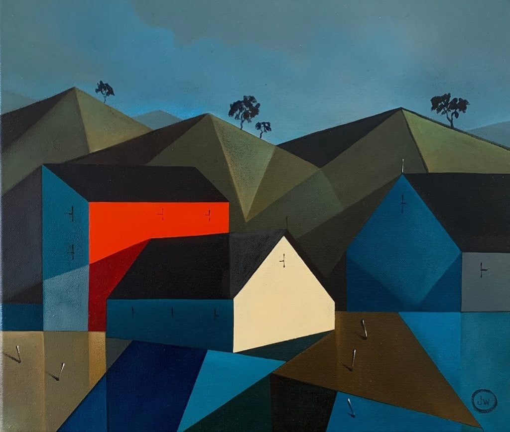 James Watkins, Cubist Light III (2020). Courtesy of International Art Centre.