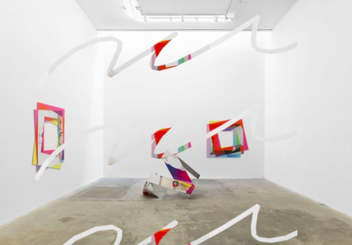 Artie Vierkant, <em>Image Objects Installation View</em> (2015). Image courtesy Perrotin.