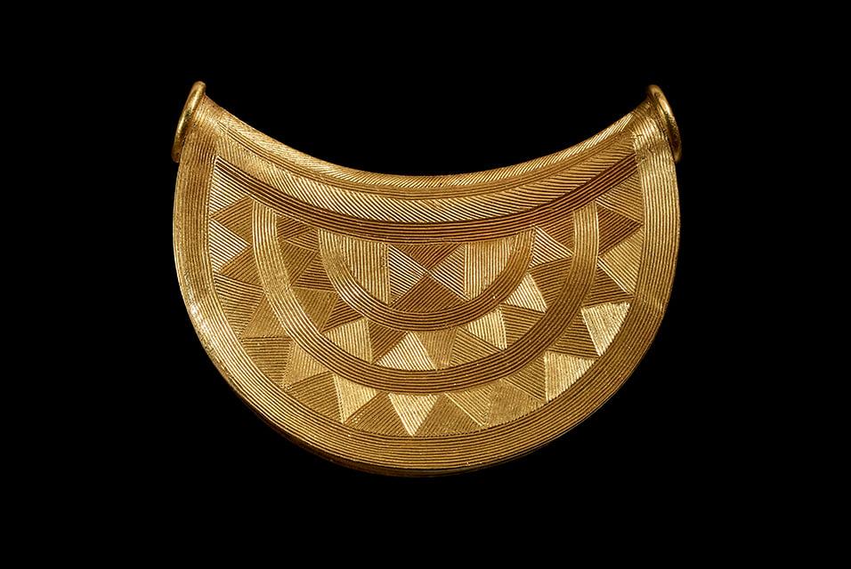 A Bronze Age pendant. Photo ©the Trustees of the British Museum.