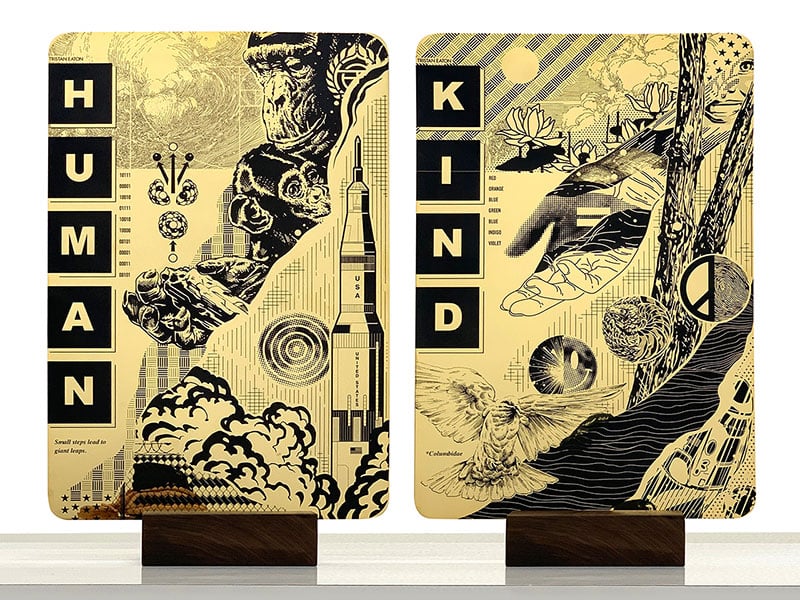 Tristan Eaton, <i>Human Kind</i> (2020). Courtesy of the artist and SpaceX.
