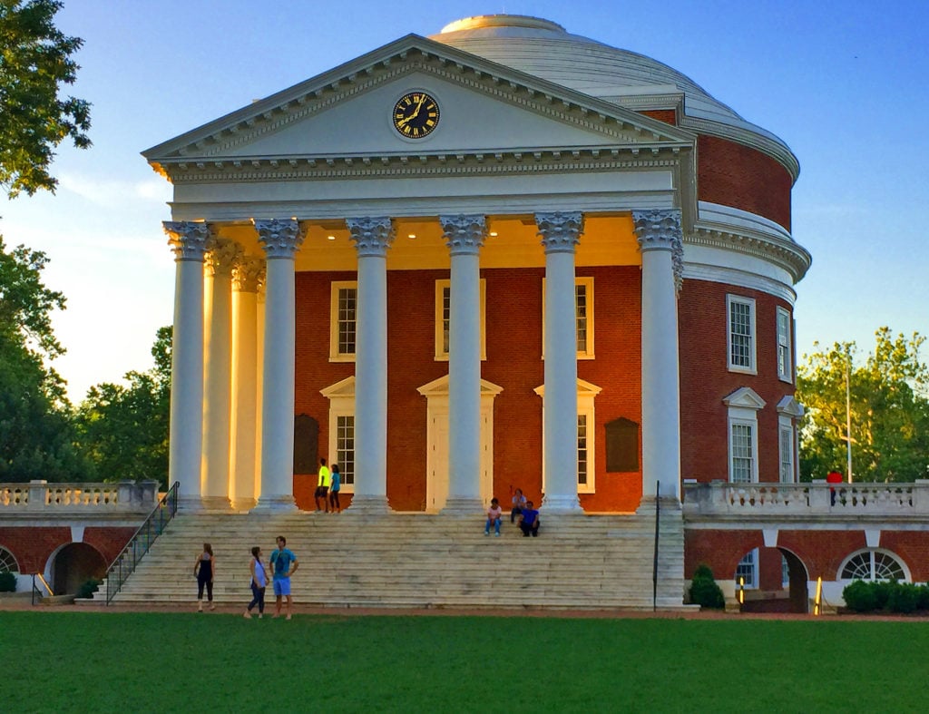 The University of Virginia. Photo: Ron Cogswell.