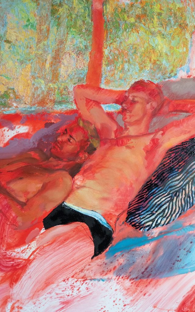 Doron Langberg, <i>Joe and Edgar</i> (2020). Courtesy of the artist and Yossi Milo Gallery, NY. 