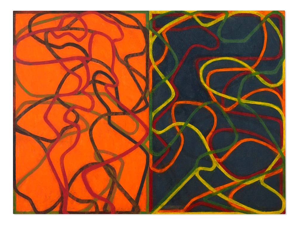 Brice Marden, <i>Complements</i> (2004-2007). Image courtesy Christie's