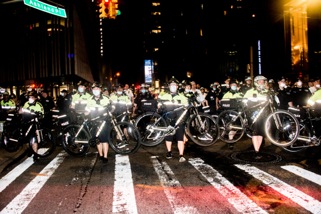 Policemen on bikes. Image courtesy Ruvan Wijesooriya and The Cut.