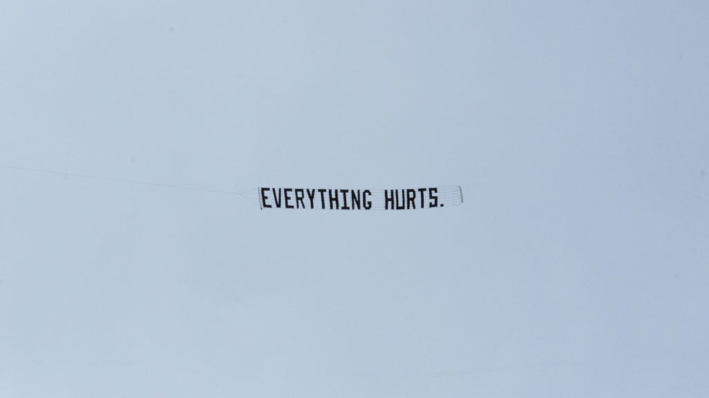 Jammie Holmes, <em>Everything Hurts (Los Angeles)</em>, 2020. Photo courtesy of the artist and Library Street Collective.
