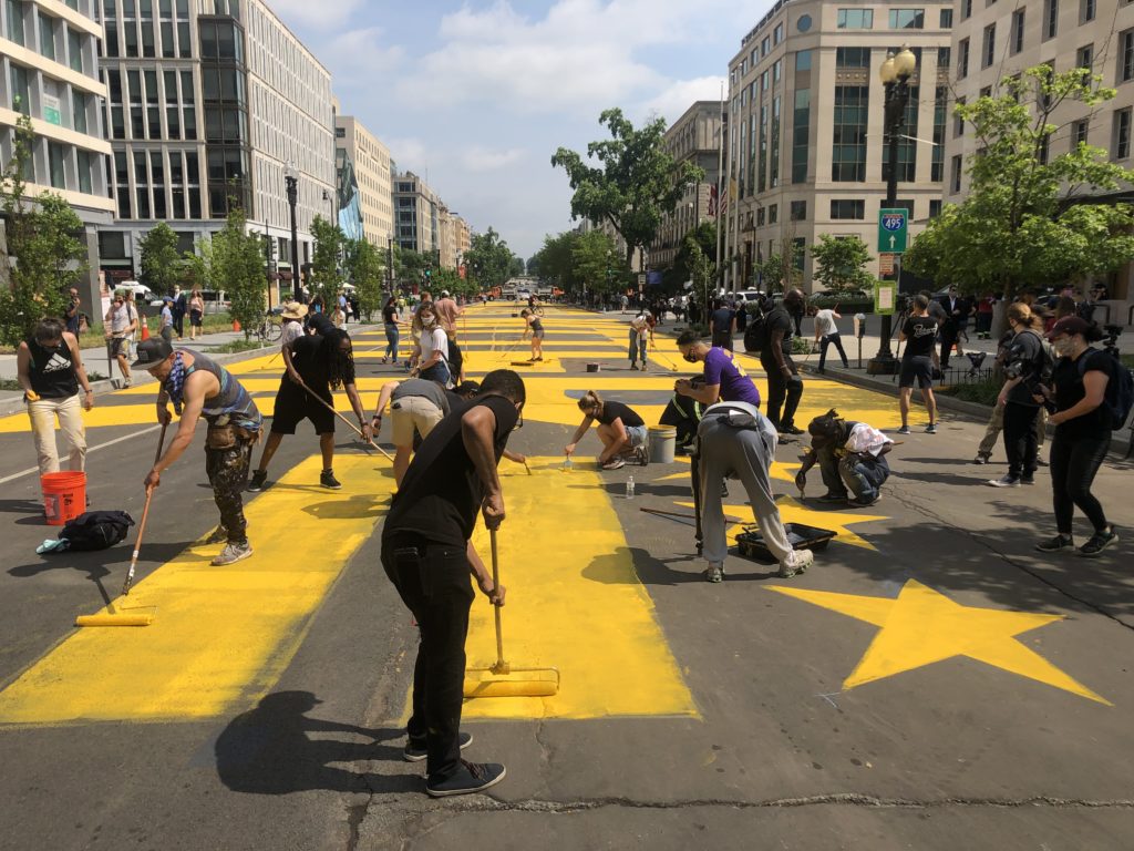 Cities Across the US Are Painting Massive Black Lives Matter Slogans on