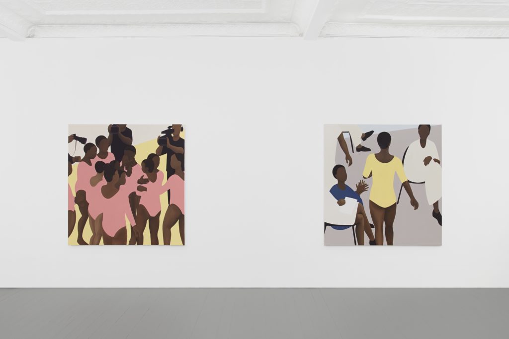 Installation view, "Thenjiwe Niki Nkosi: Gymnasium" at Stevenson Gallery, Johannesburg. 