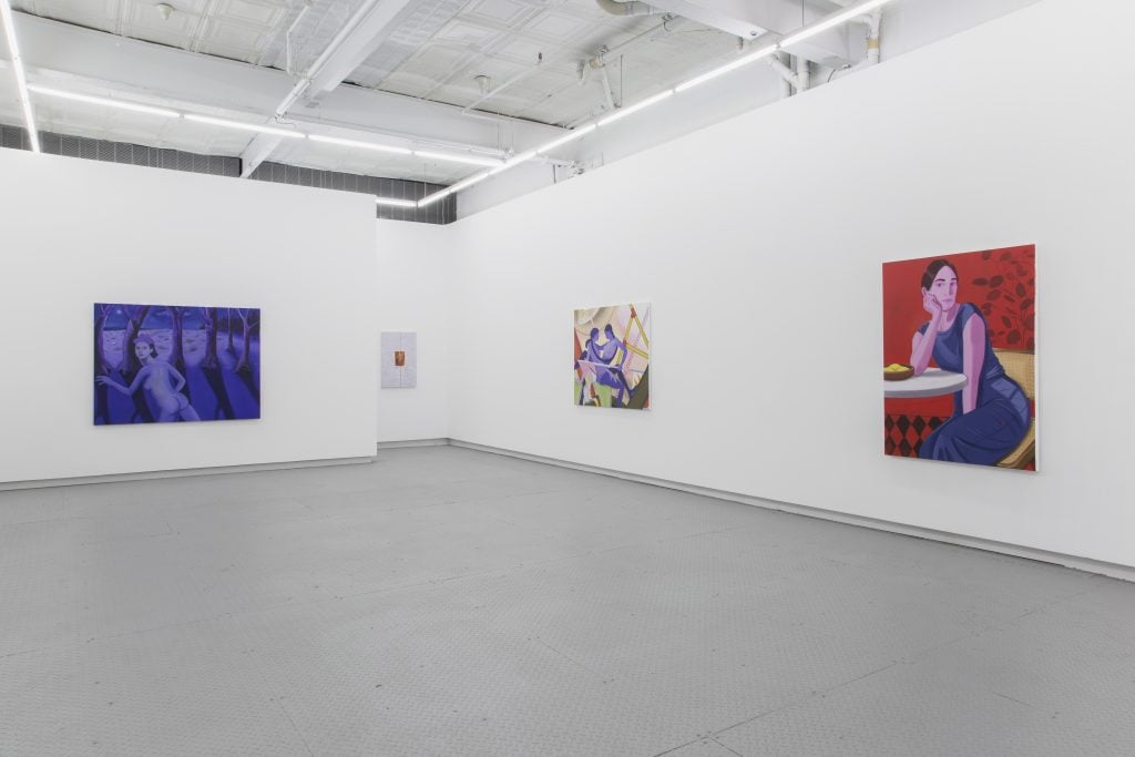 Installation view, "This Sacred Vessel (pt. 2)" at Arsenal Contemporary, New York. Photo: Greg Carideo.