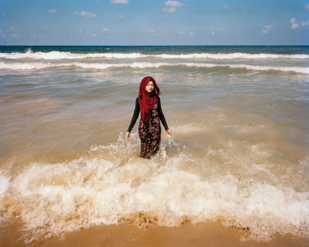 Rania Matar, Samira at the Beach (2019). Courtesy of Richard Levy Gallery and the artist.