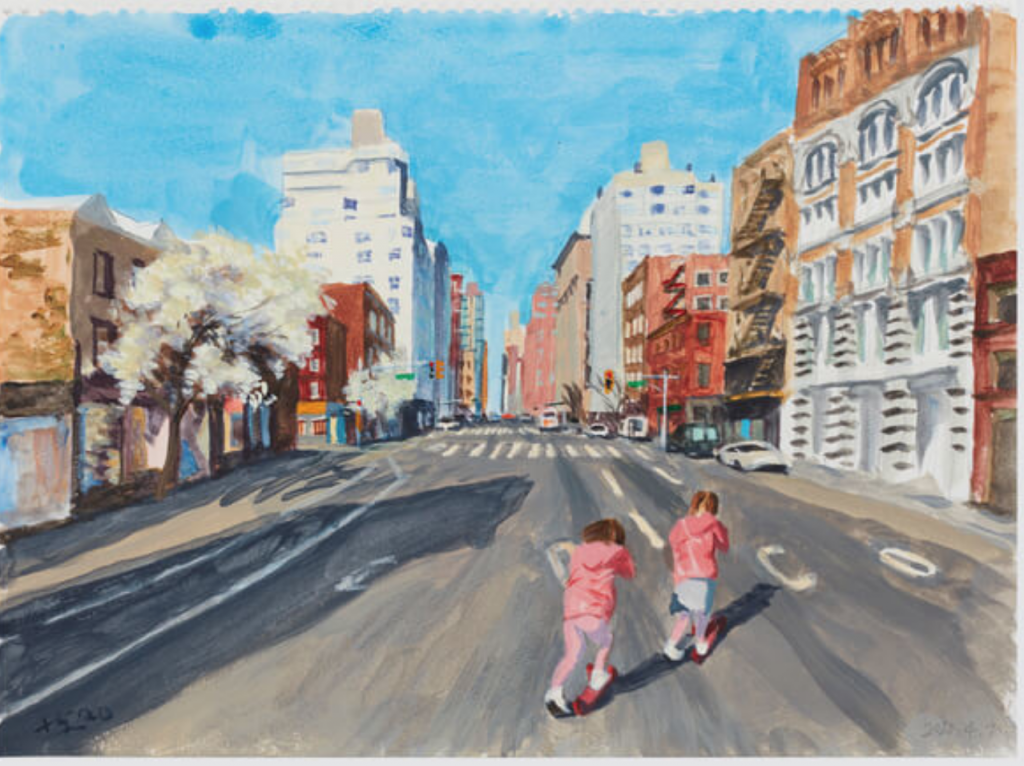 Liu Xiaodong, Twin Sisters 2020.4.7, 2020. Courtesy of Lisson Gallery