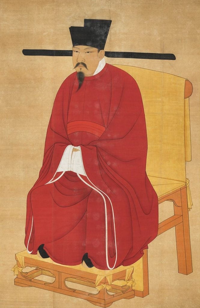 Hanging portrait of Emperor Shenzong of Song (r.1067–1085). Courtesy of National Palace Museum, Taipei, Taiwan