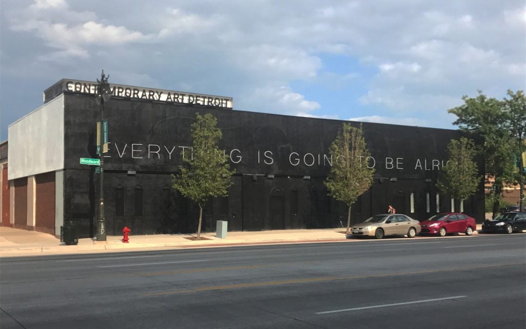 Exterior view of Museum of Contemporary Art Detroit, 2017. Photo courtesy of MOCAD.
