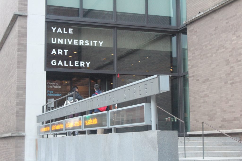 The facade of Yale's Art Gallery, courtesy of Flickr.