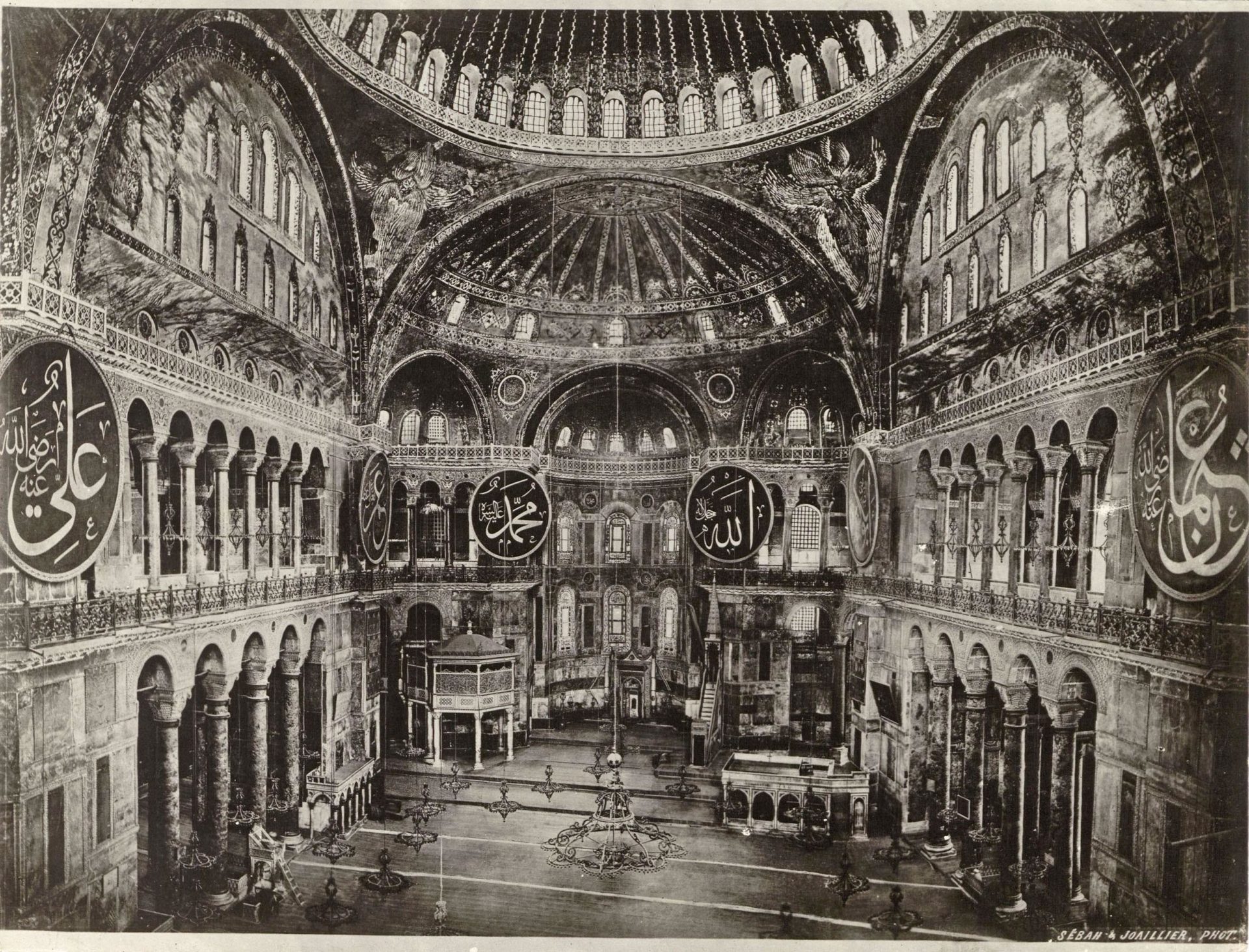 Храм Святой Софии в Константинополе гравюра