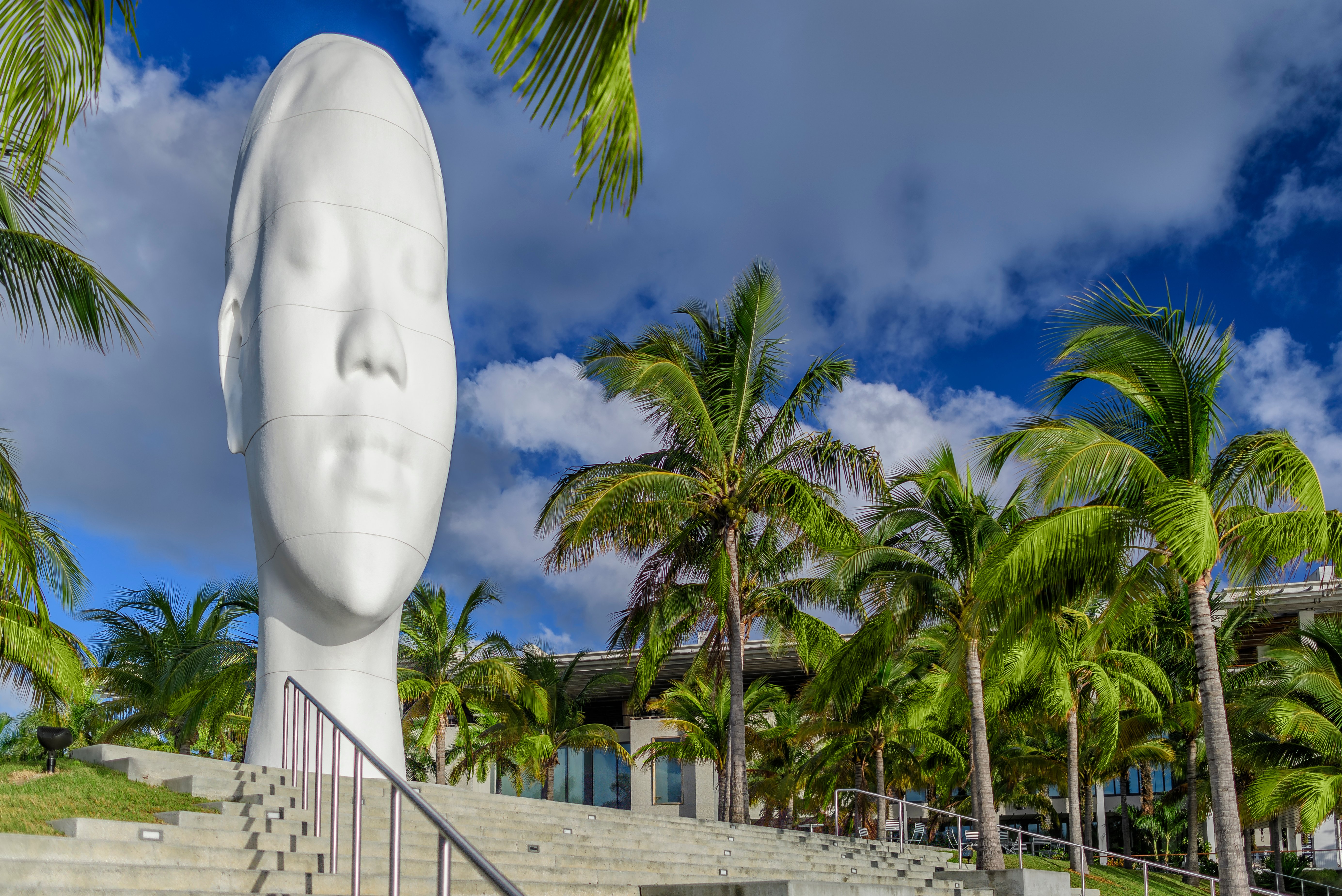 Jaume Plensa, Awilda at the Pérez Art Museum Miami. Photo by Nick Garcia Photography.