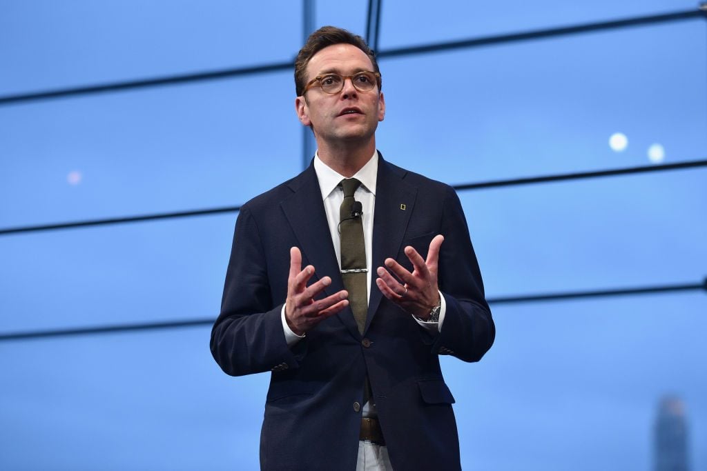 James Murdoch. Photo by Bryan Bedder/Getty Images for National Geographic.