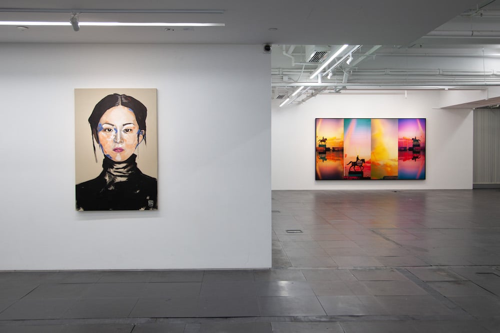 Installation view of “Contemporary Show Off” for “South Side Saturday” at de Sarthe in Wong Chuk Hang. Image courtesy of de Sarthe and the artists.