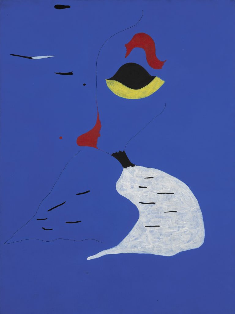 Joan Miró, <i>Peinture (Femme au chapeau rouge)</i> (1927). Courtesy Sotheby's.