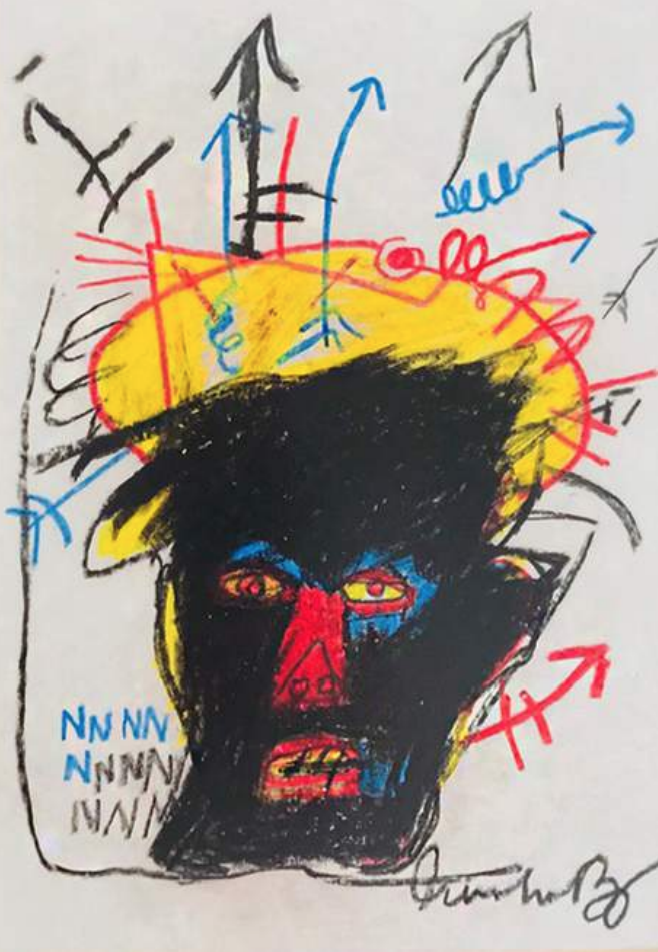 Jean-Michel Basquiat, Untitled (circa 1982). Courtesy of Mark Borghi Fine Art.