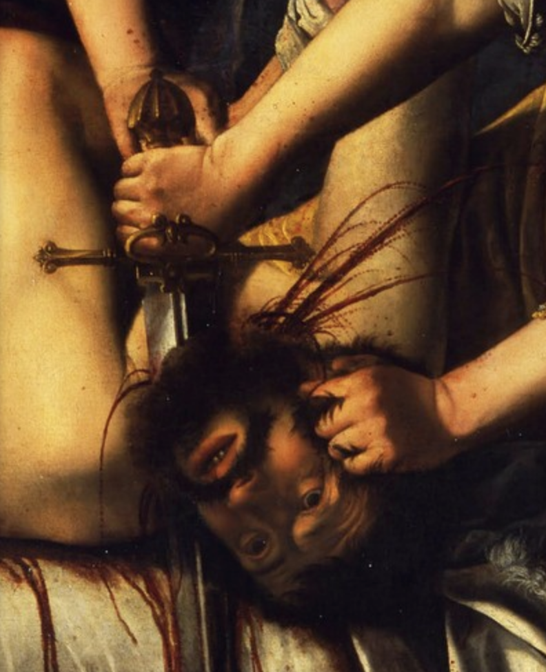 Detail of Judith Beheading Holofernes.