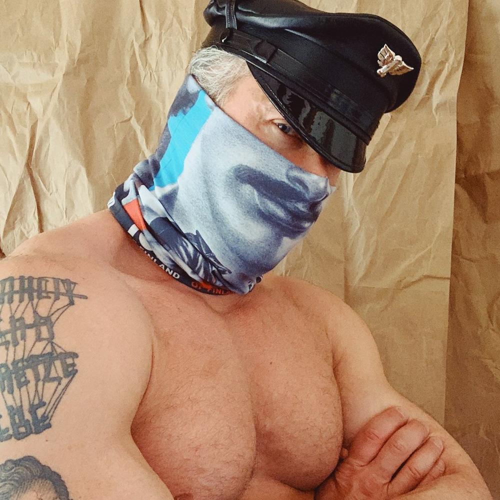 Tom of Finland Face Masks are all the rage, you guys.