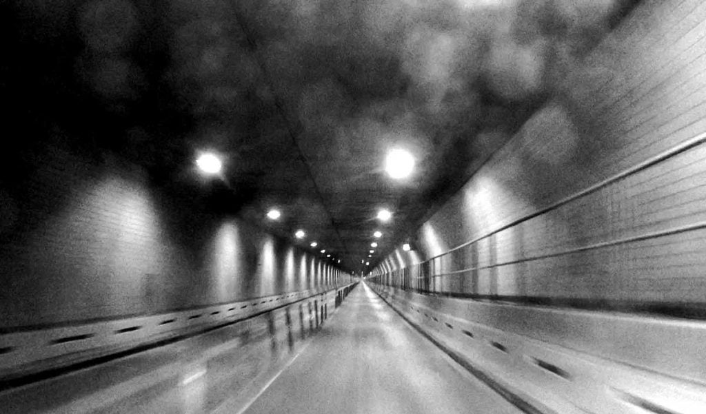 Adam McEwen, <em>Escape from New York</em> (2014), still from <em>Battery Tunnel</em>. Courtesy of Gagosian, ©Adam McEwen.